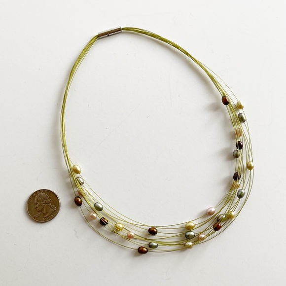 HONORA Freshwater Pearl Multi Strand Necklace - Picture 6 of 10